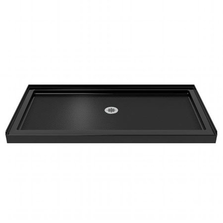 DREAMLINE DreamLine DLT-1130602-88 2.75 x 60 x 30 in. SlimLine Single Threshold Shower Base; Black - Right Hand Drain DLT-1130602-88